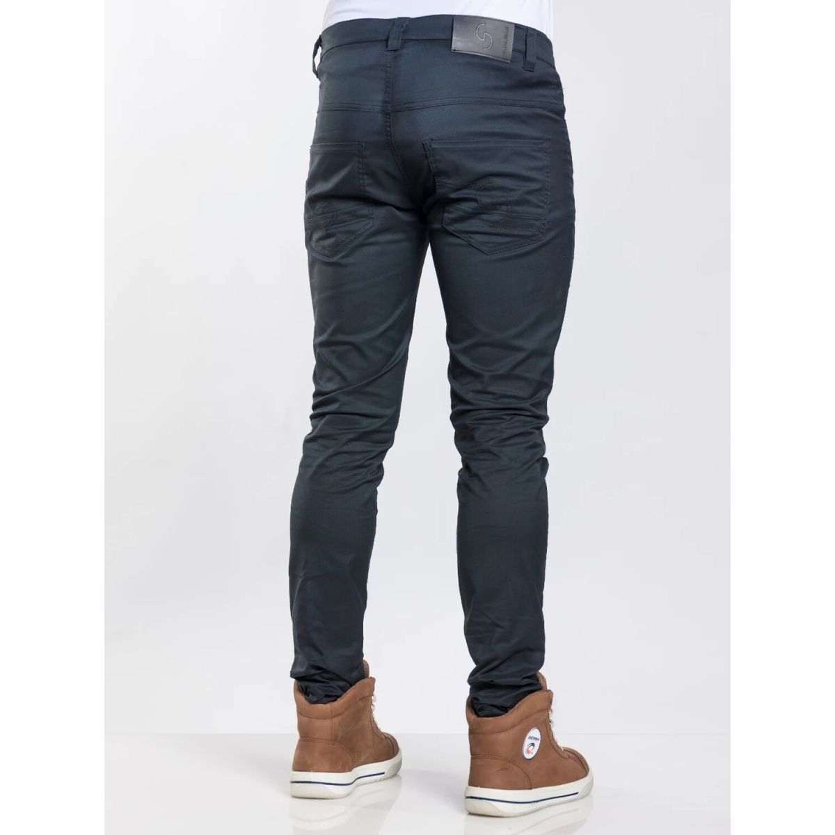 Chaud Devant Kochhose Skinny REG Black Stretch; Kleidergröße 50; schwarz