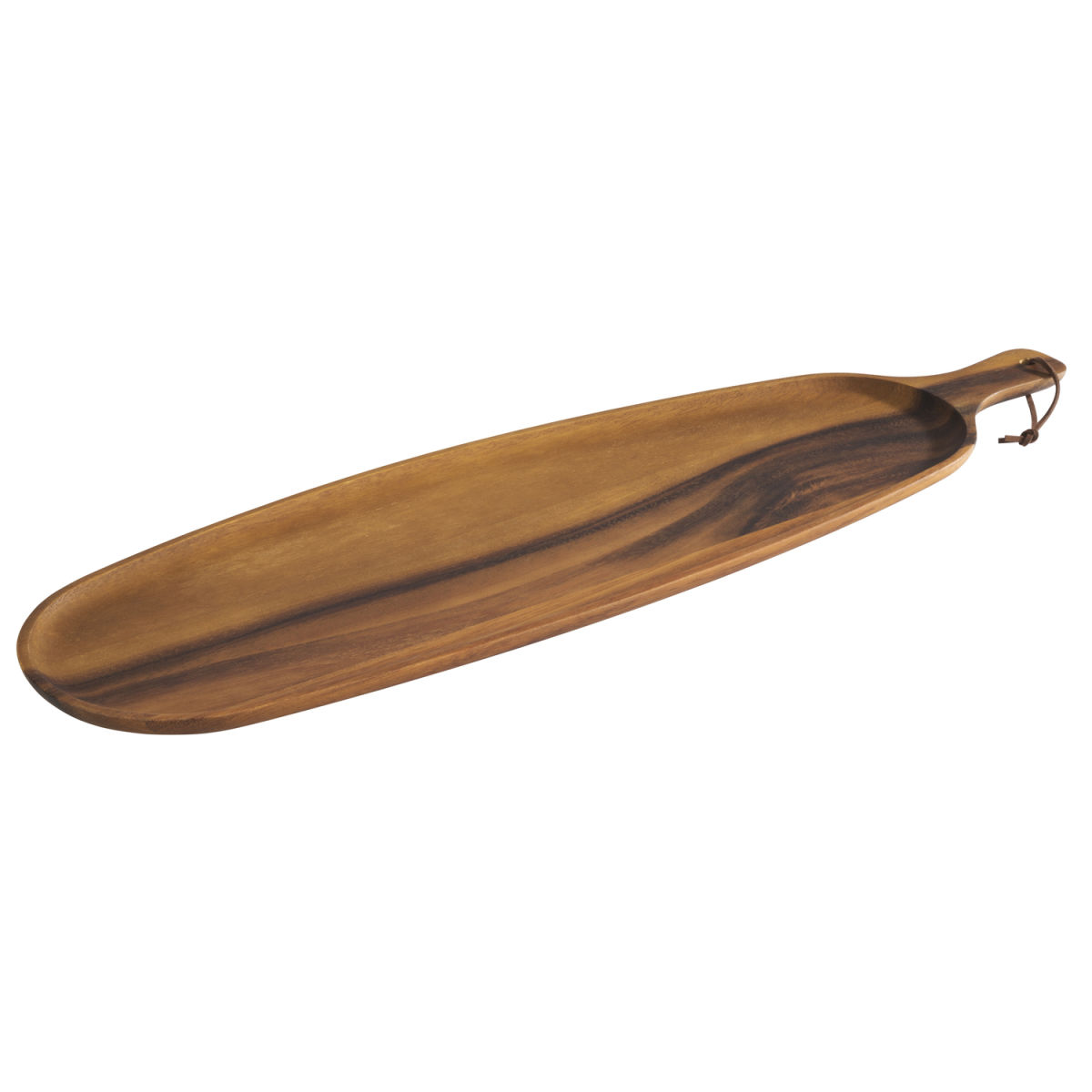 APS Servierbrett SHARING, Akazienholz geölt; 60x18x1.5 cm (LxBxH); braun; oval