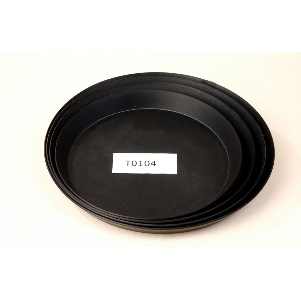 Küchenform 23.5 cm (Ø); schwarz; rund; 5 Stück / Pack
