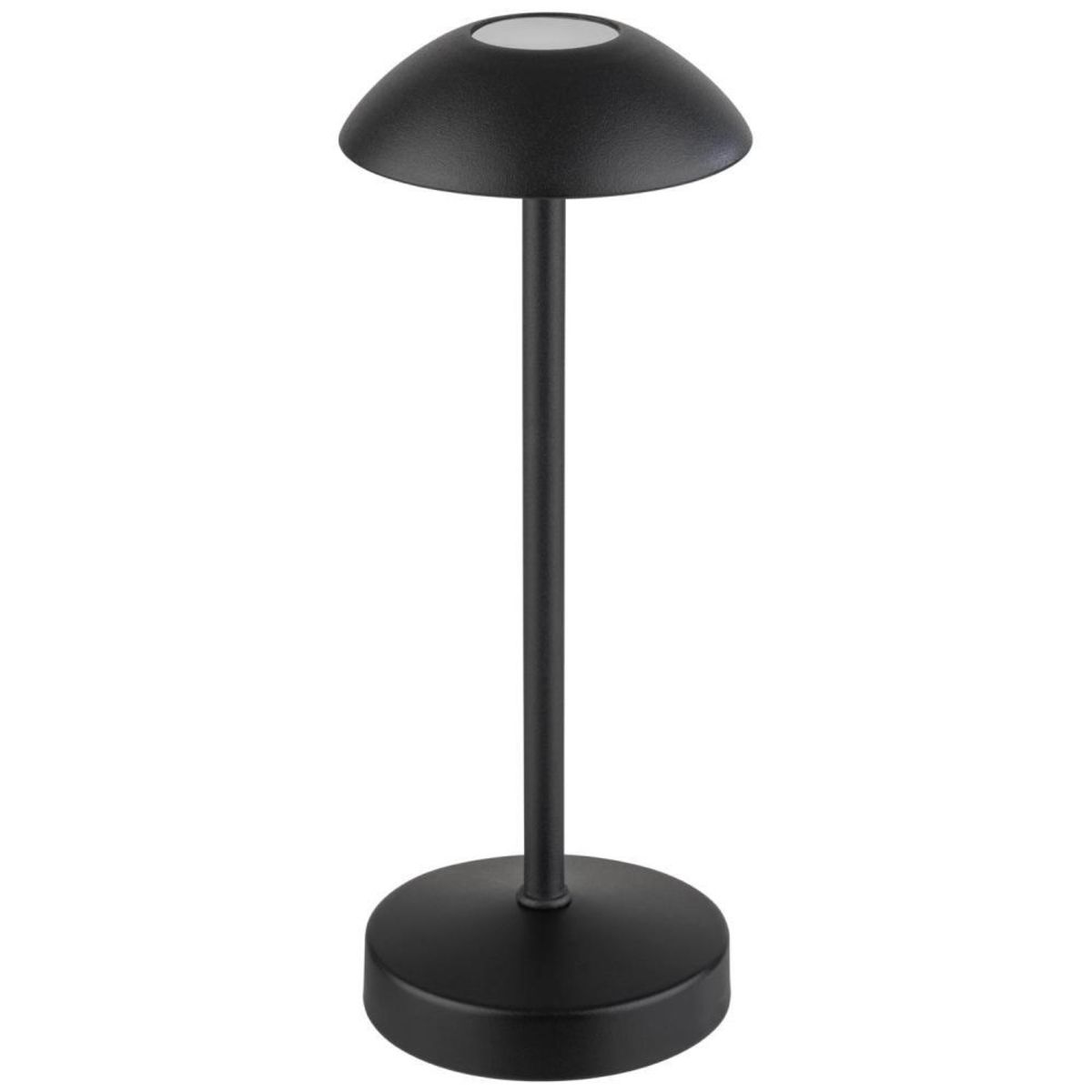 APS Akkutischleuchte ALVA; 7.5x20.5 cm (ØxH); schwarz