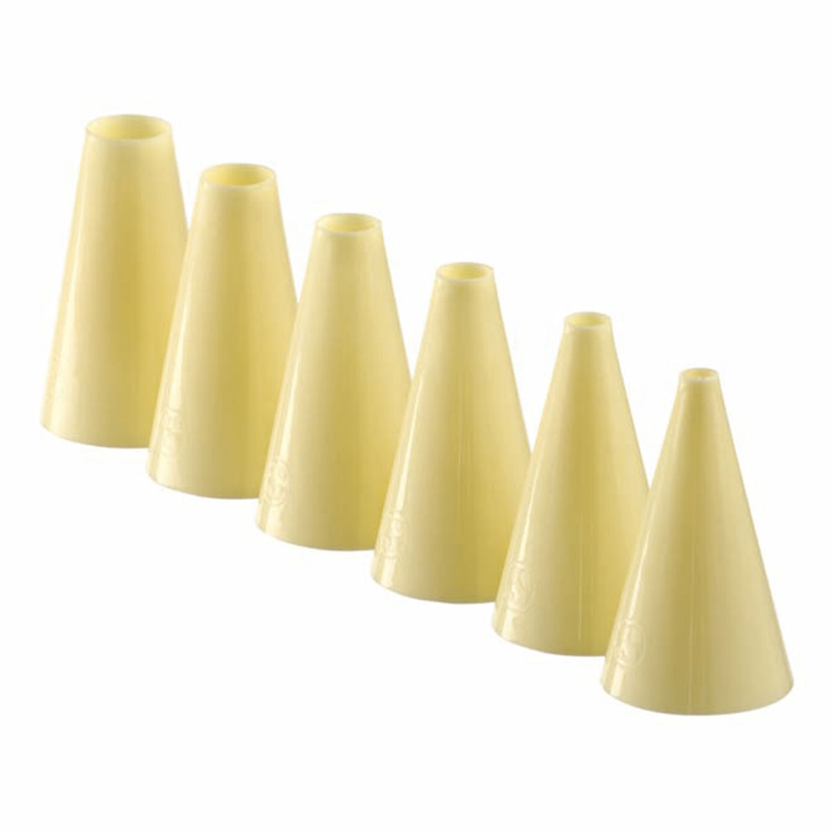 Schneider Lochtüllen-Set 6 cm (H); elfenbein