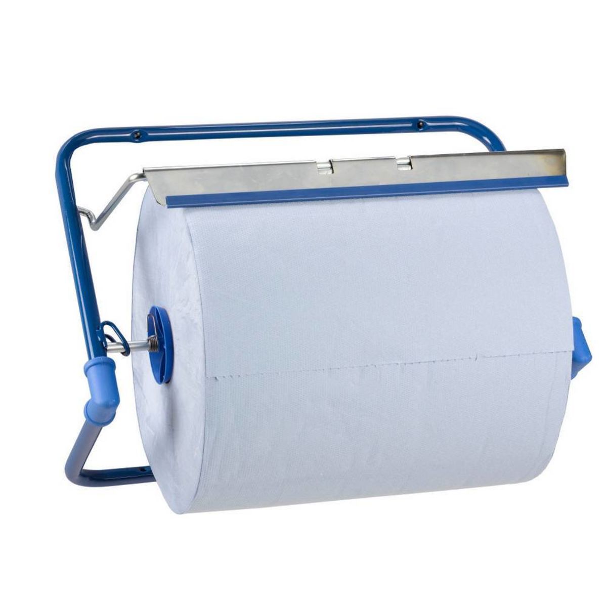 Plock Putzrollen-Spender, Wandhalter, Metall, 50 cm; 50x37.5x26 cm (BxHxT); blau