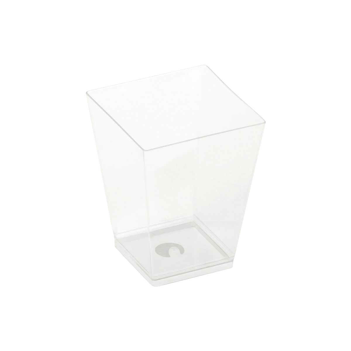 naturesse Becher KOVA PLA, transparent 160 ml, 5.9x5.9x7.2 cm (LxBxH); transparent; 400 Stück / Pack
