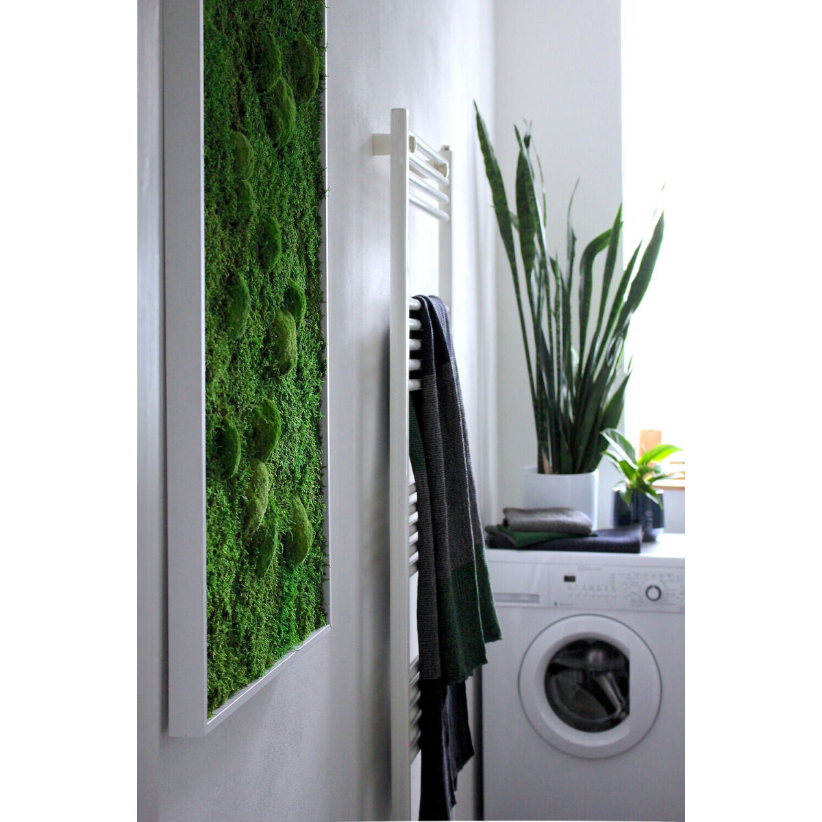 styleGREEN Kugelmoosbild 140x40cm 140x40 cm (LxB); grün
