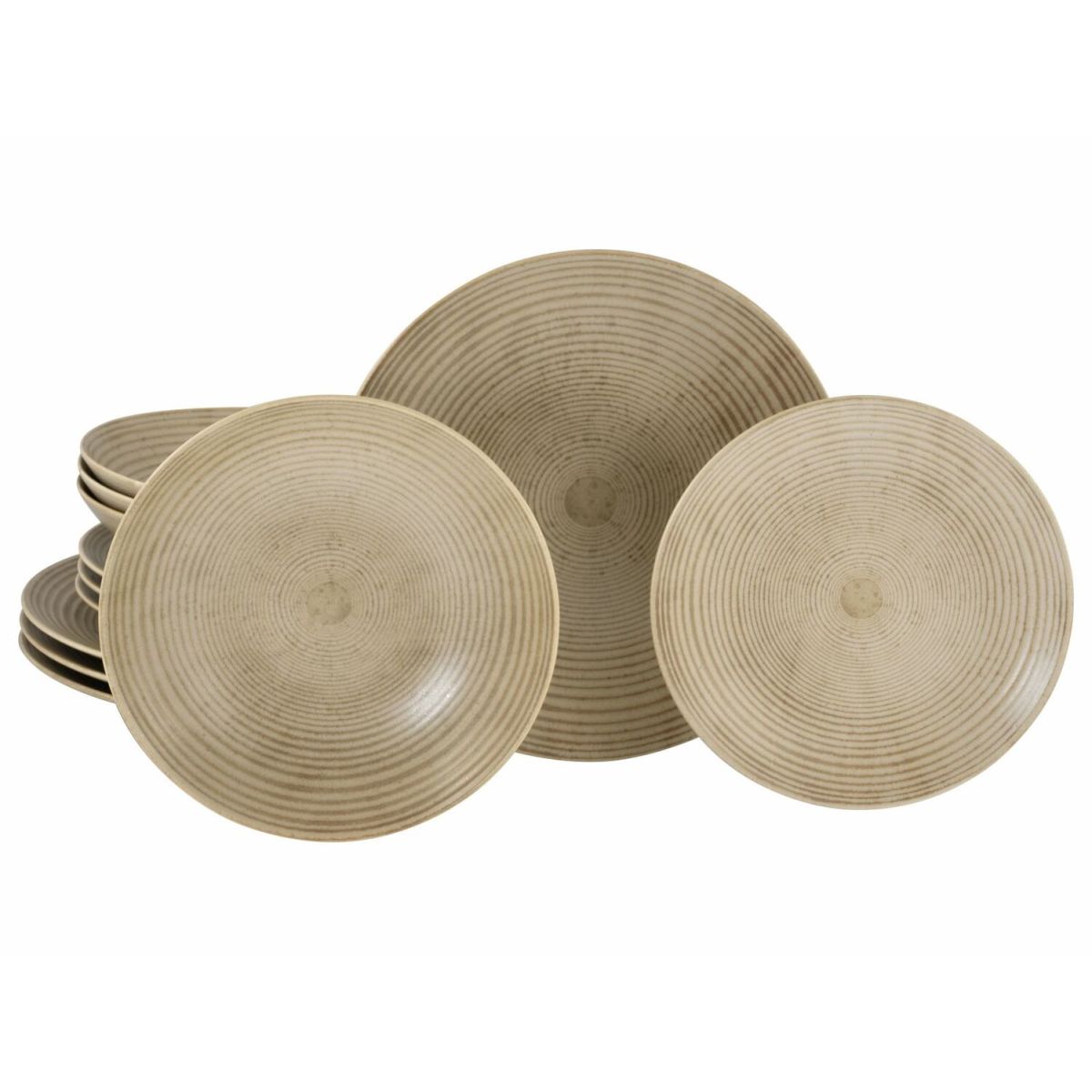 CreaTable Catania - Tellerset 12-tlg sand