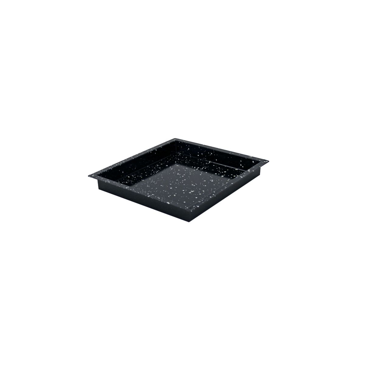 Schneider Backblech GN 2/3 Granit-Emaille GN 2/3, 35.5x32.5x4 cm (LxBxH); schwarz; rechteckig