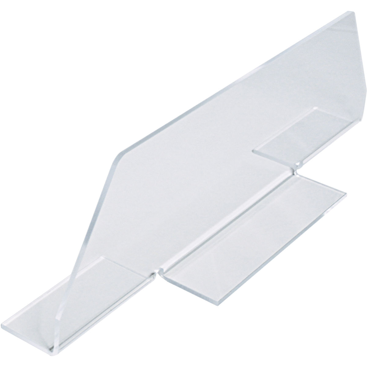 Schneider Thekenabtrennung 56x17 cm (LxB); transparent; rautenförmig