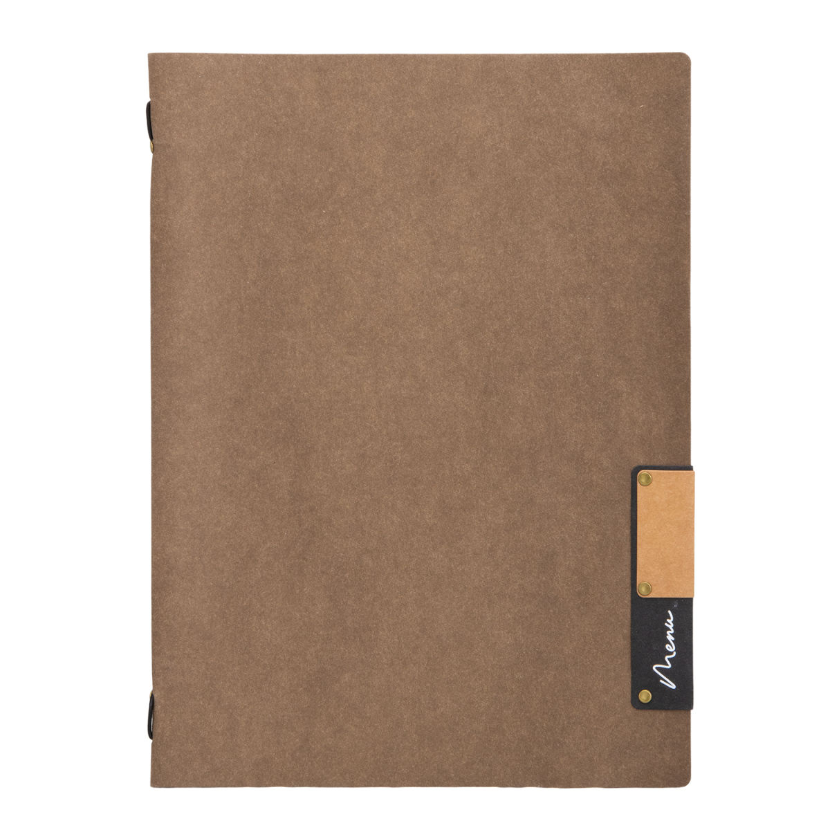 Securit Copertina Menù A4 Nature - Marrone - Fibra naturale - 4 facciate; 24x33.5 cm (LxH); marrone