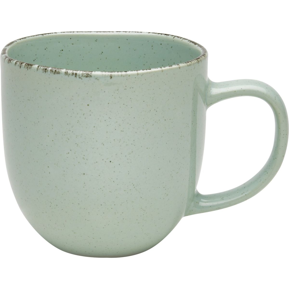 van Well Kaffeebecher Urban 32 cl, Steinzeug, van Well 320 ml, 8.8x12.5x8.7 cm (LxBxH); grün; 6 Stück / Pack