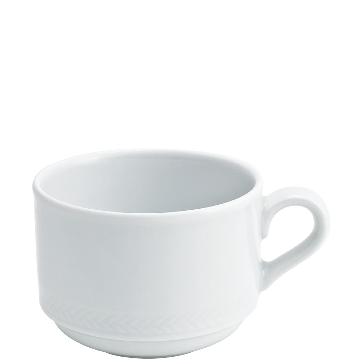 Kahla Kaffee-Obertasse Matinee stapelbar 180 ml, 8.1x5.9 cm (ØxH); weiß; rund; 6 Stück / Pack