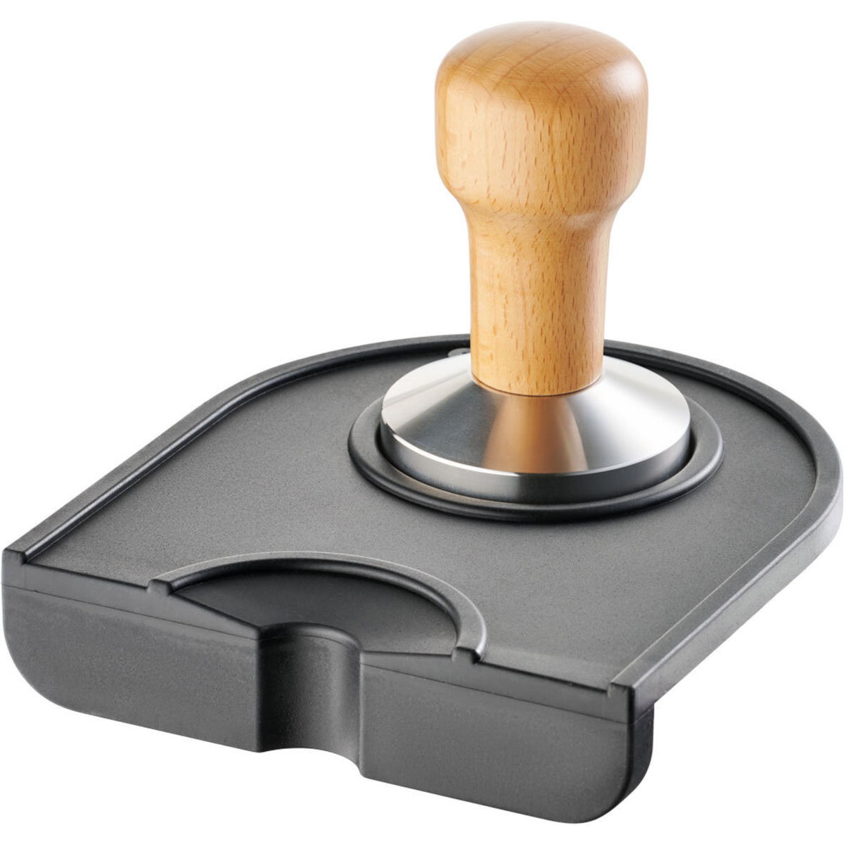 Stalgast Tampermatte, hochwertiges Silikon, für Tamper bis Ø 58 mm 3x14 cm (HxT); schwarz