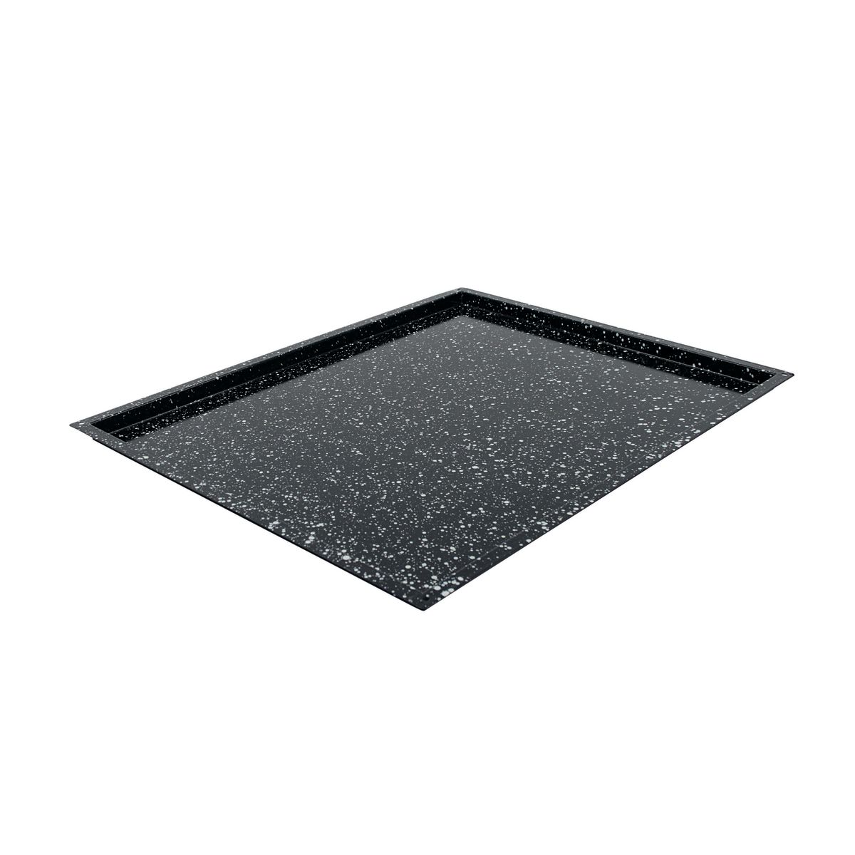 Schneider Backblech GN 2/3 Granit-Emaille GN 2/1, 65x53x2.5 cm (LxBxH); schwarz; rechteckig