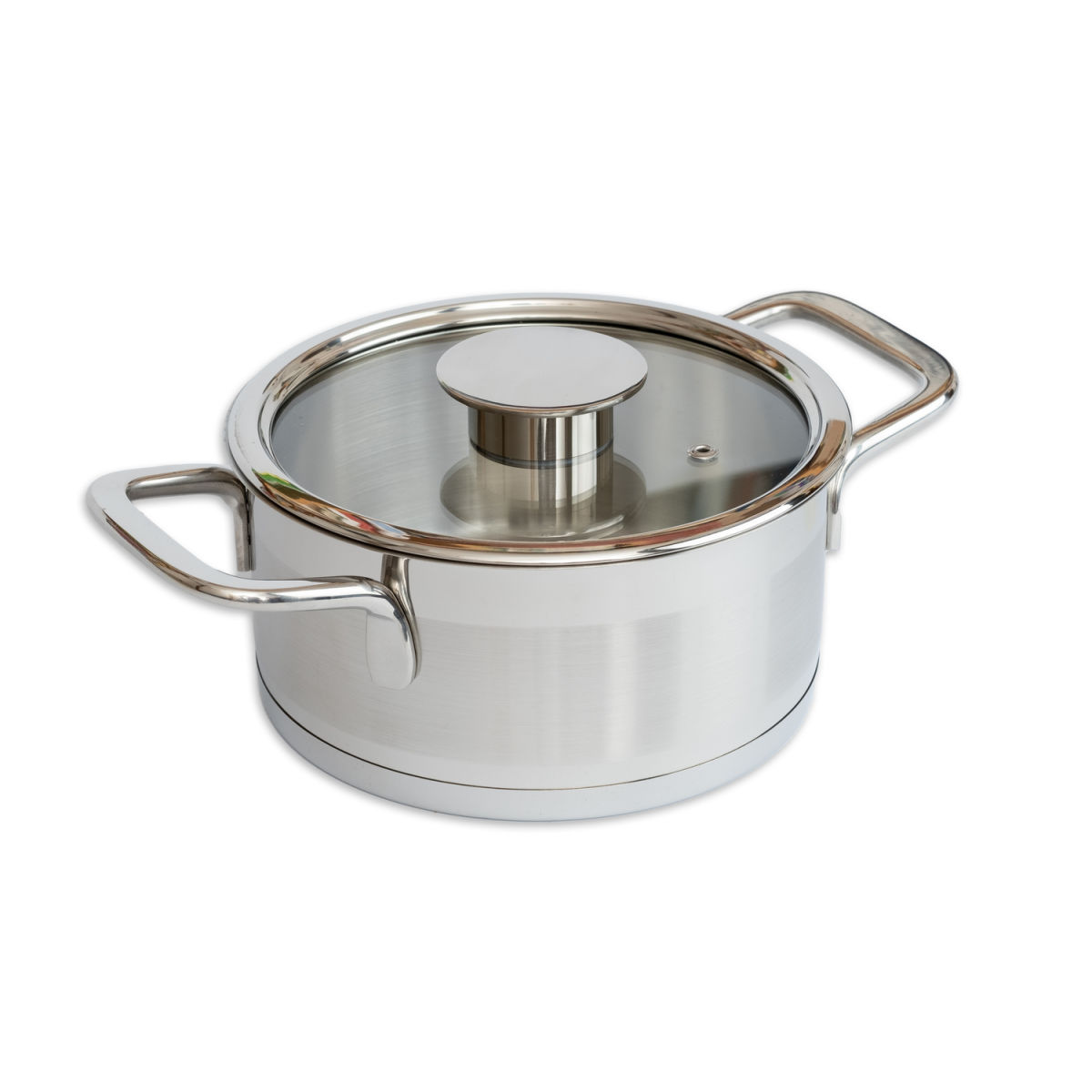 GRANA HOME Bratentopf mit Deckel Classic Line 2.1 l, 18x8.5 cm (ØxH); silber