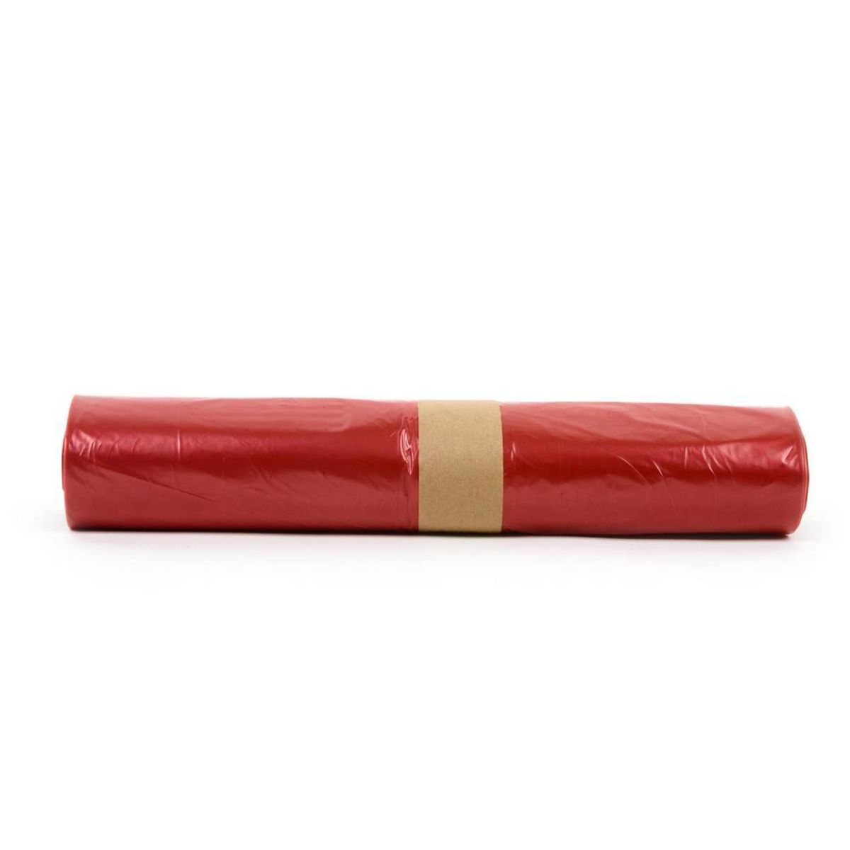 Plock LDPE-Regenerat Müllsacke rot 250 Stück 120 l, 70x110 cm (BxH); rot; 250 Stück / Pack
