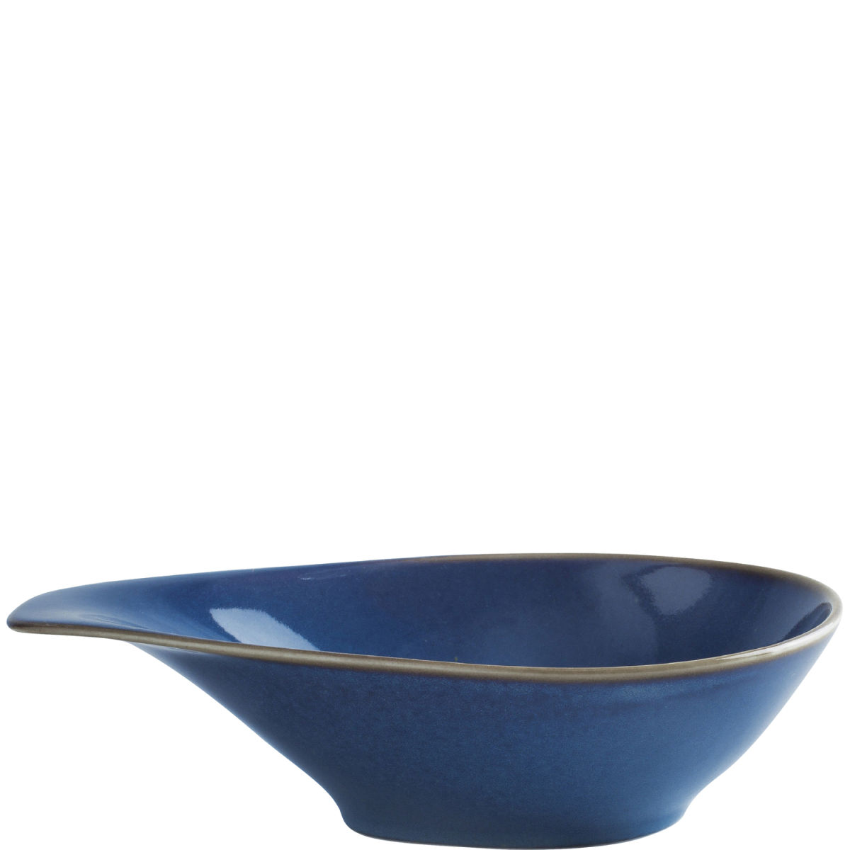 Kahla Schale Homestyle mit Griff 710 ml, 23.7x16.8x6.8 cm (LxBxH); dunkelblau; oval; 6 Stück / Pack