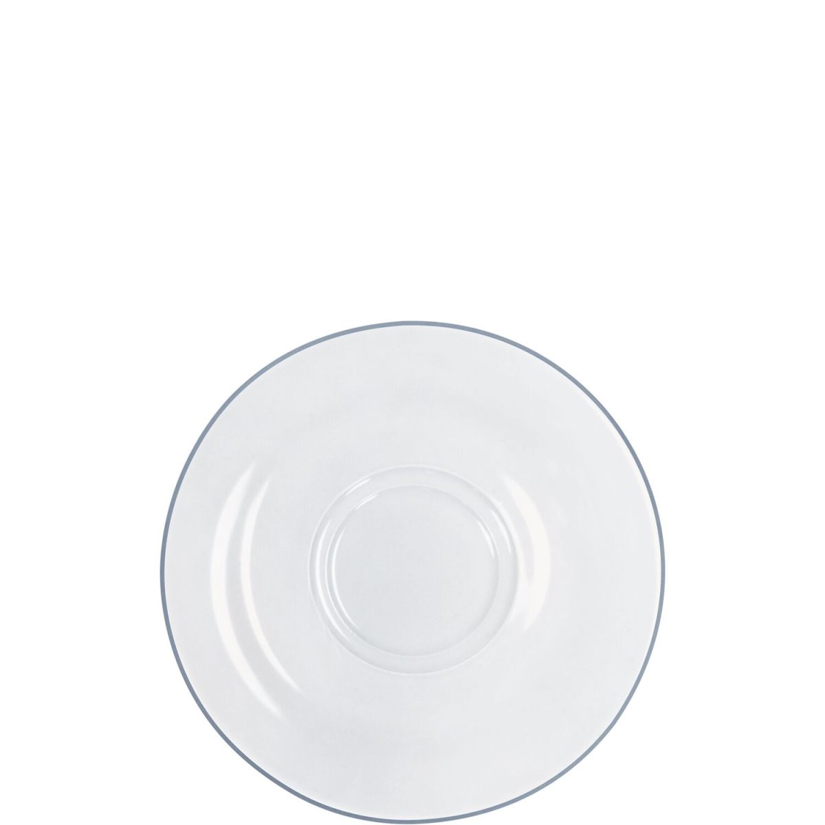Kahla Untertasse Pronto Line 15.9x1.8 cm (ØxH); rauchblau; rund; 6 Stück / Pack