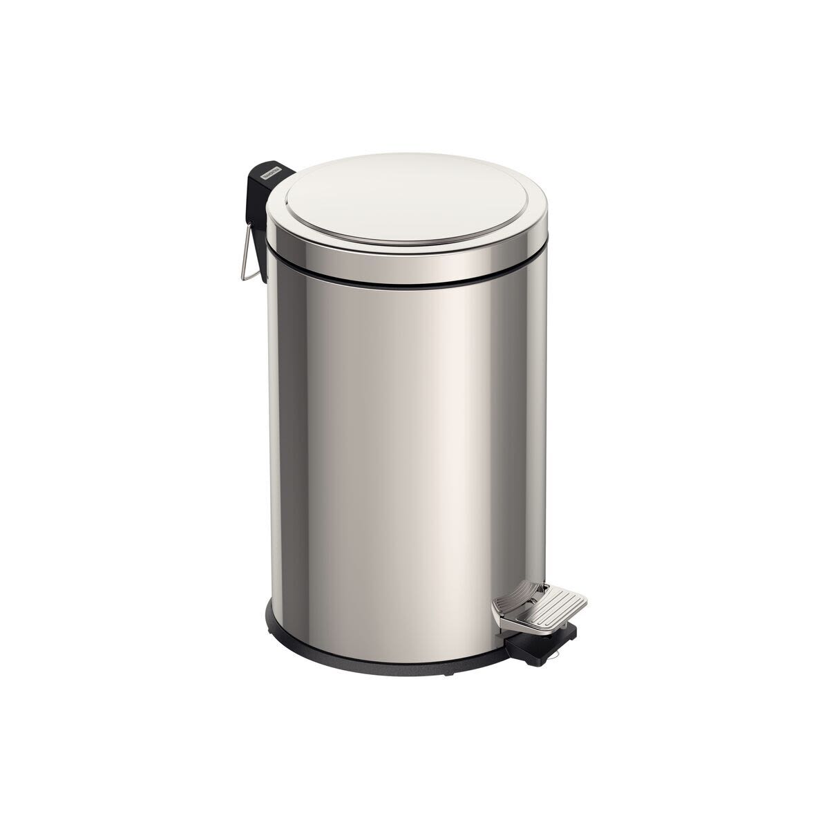 TRAMONTINA Edelstahl Treteimer Brasil 40 cm (H); silber