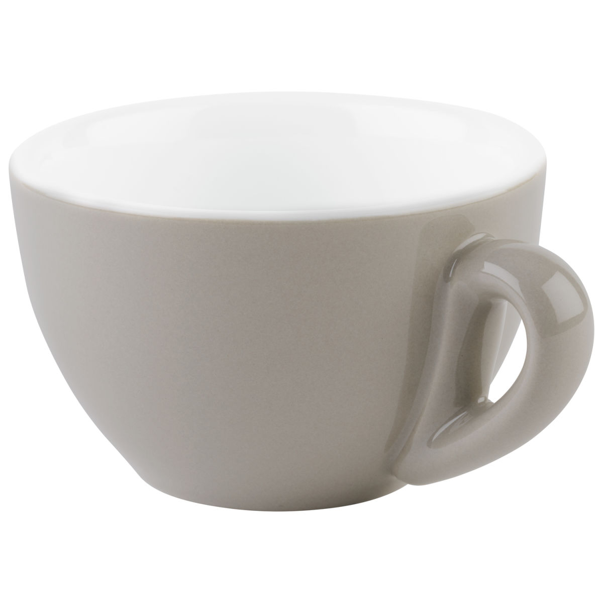 APS Kaffeetasse SNUG, Porzellan 200 ml, 9.5x9.5x6 cm (LxBxH); grau; 6 Stück / Pack