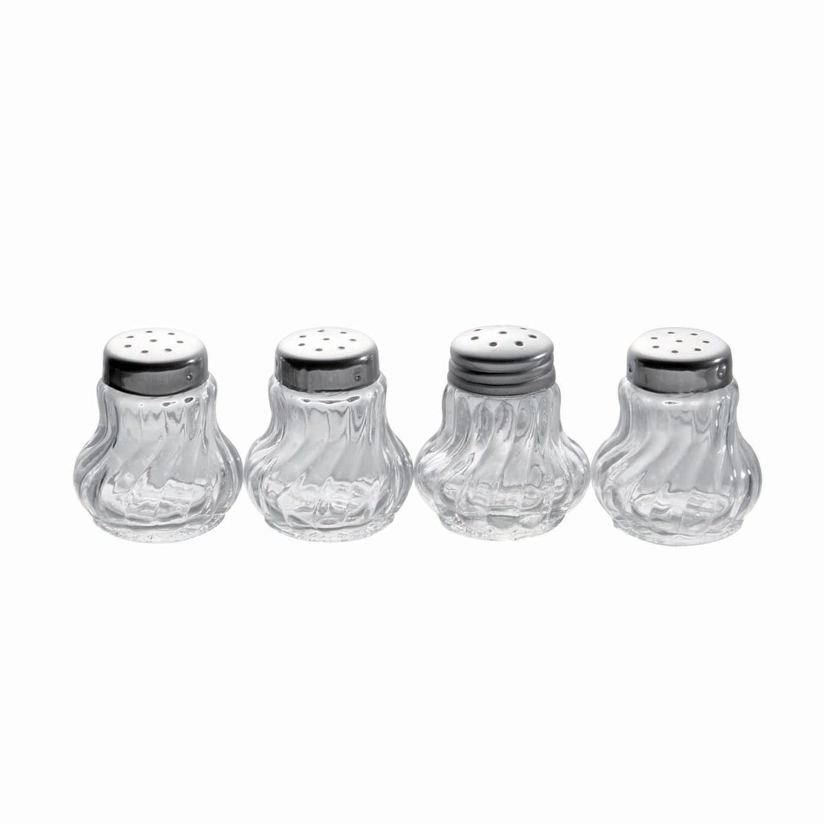 APS Ministreuer, 4er-Set, Glas/Edelstahl