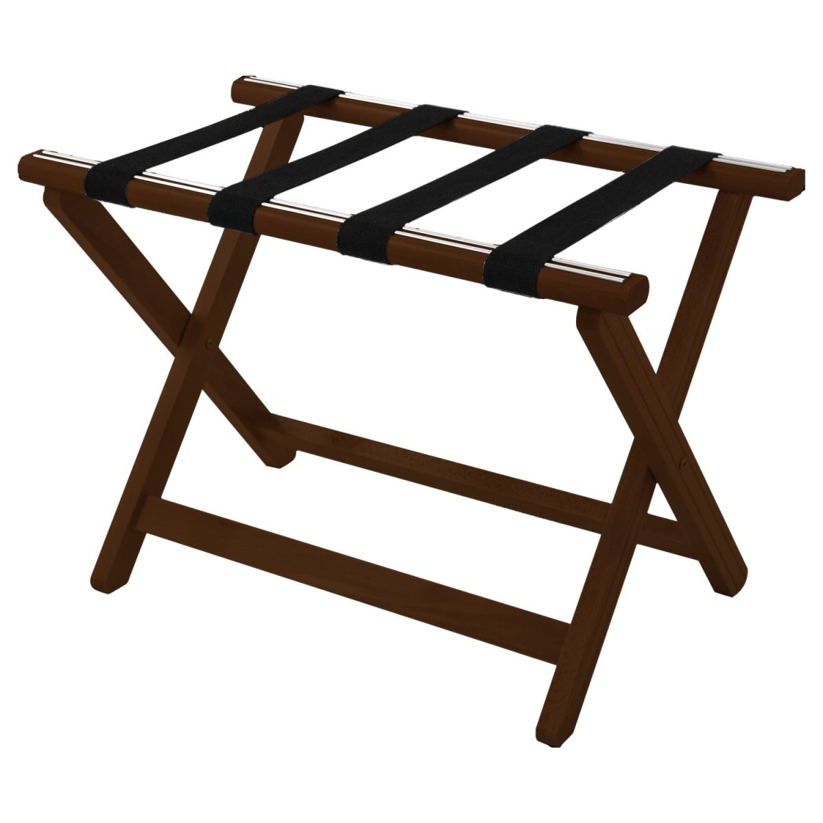 Portavaligie in legno York CORBY; 65.5x60x15 cm (LxHxL); marrone scuro