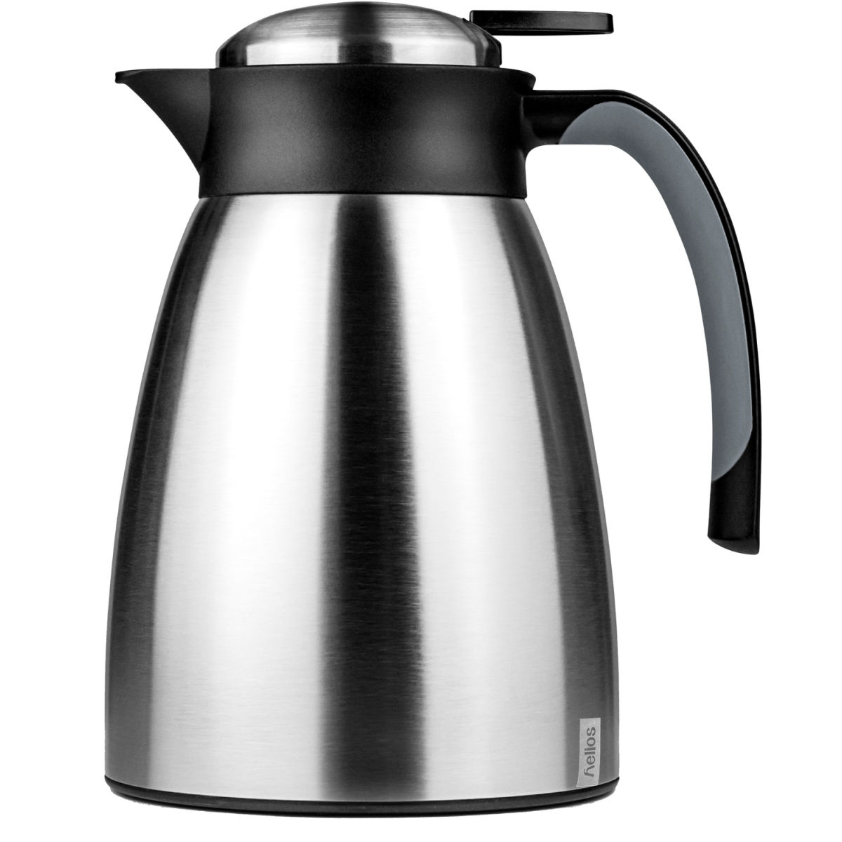 Caraffa termica in acciaio inox Snap helios; 1000 ml, 5.5x20 cm (ØxH); argento