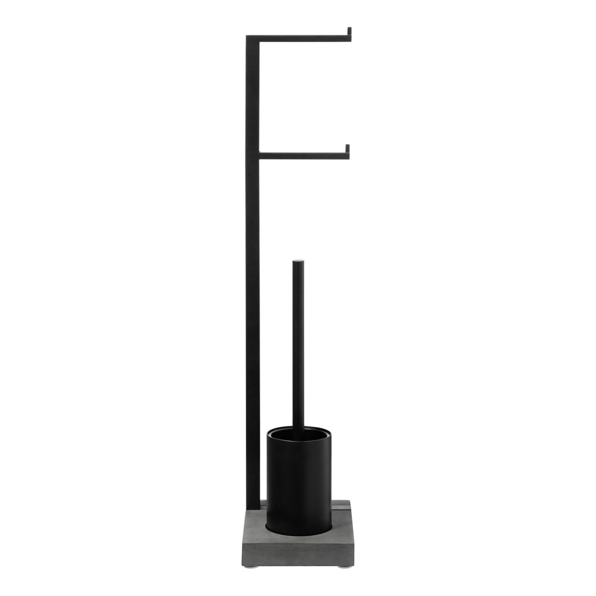 blomus Toilettenbutler -MENOTO- für zwei Rollen 15x20x72.5 cm (LxBxH); schwarz