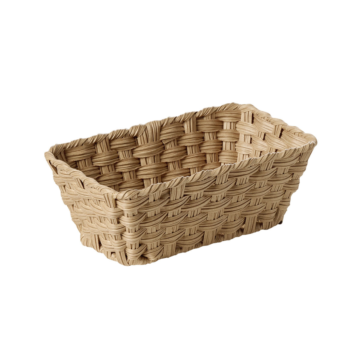 APS GN Korb -TWIRL-; 26.5x16.2x10 cm (LxBxH); braun