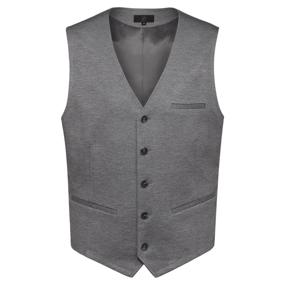 GREIFF Herren-Jerseyweste RF Casual Kleidergröße 52; hellgrau meliert