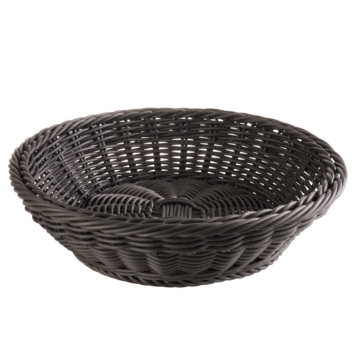 APS Korb PROFI LINE, Polypropylen, rund 29x29x29x7 cm (LxBxØxH); schwarz; rund