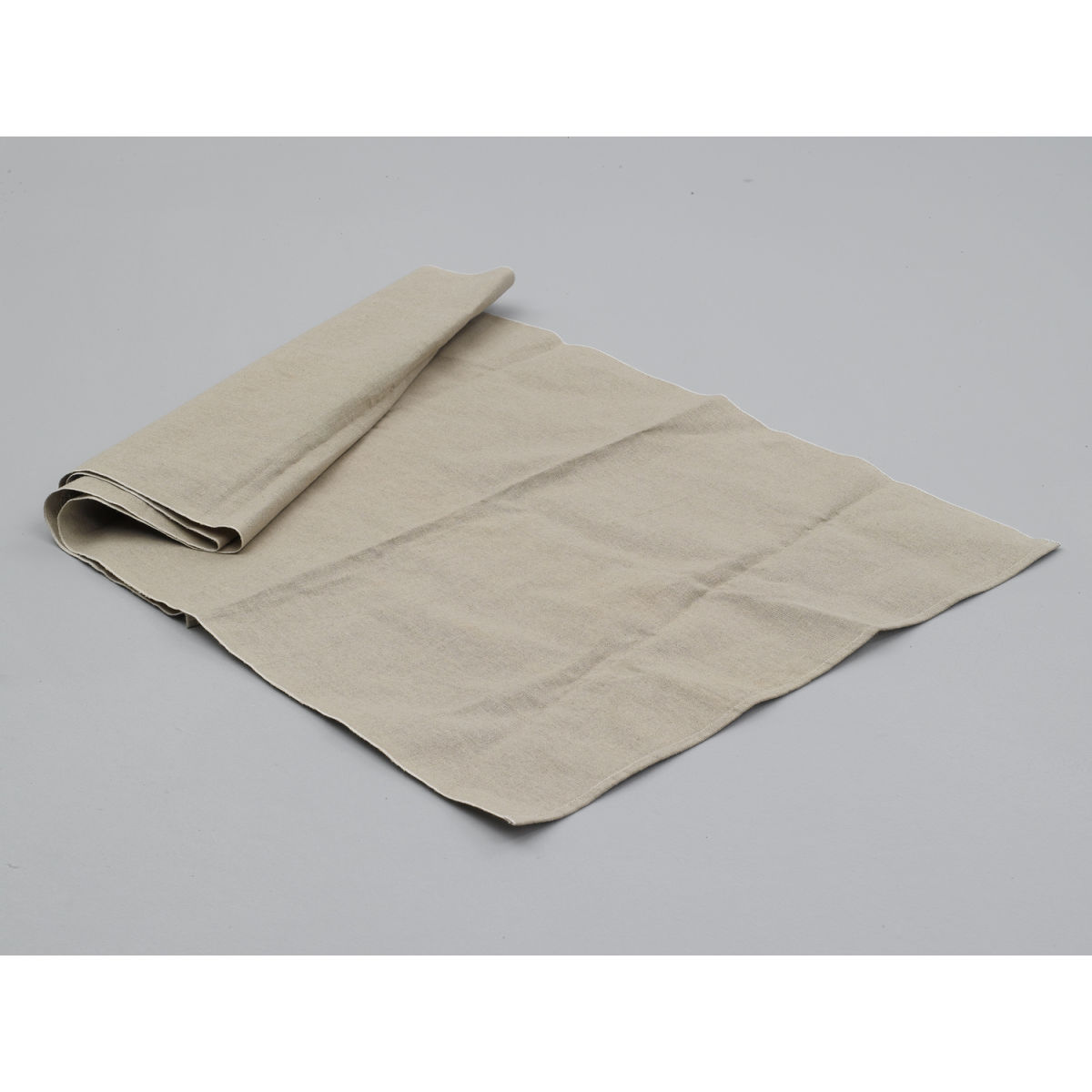 Teigtuch, gekettet - 170 x 60 cm, Leinen 200x60 cm (LxB); braun; rechteckig; 5 Stück / Pack
