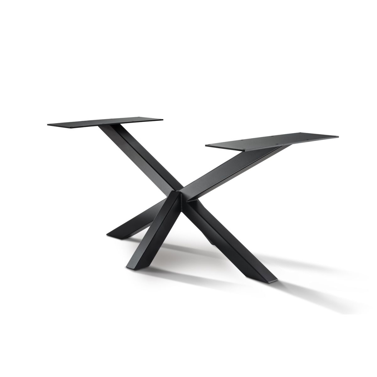 Willeke-Möbel Tischgestell Mammoet 70x165x72 cm (BxLxH); schwarz