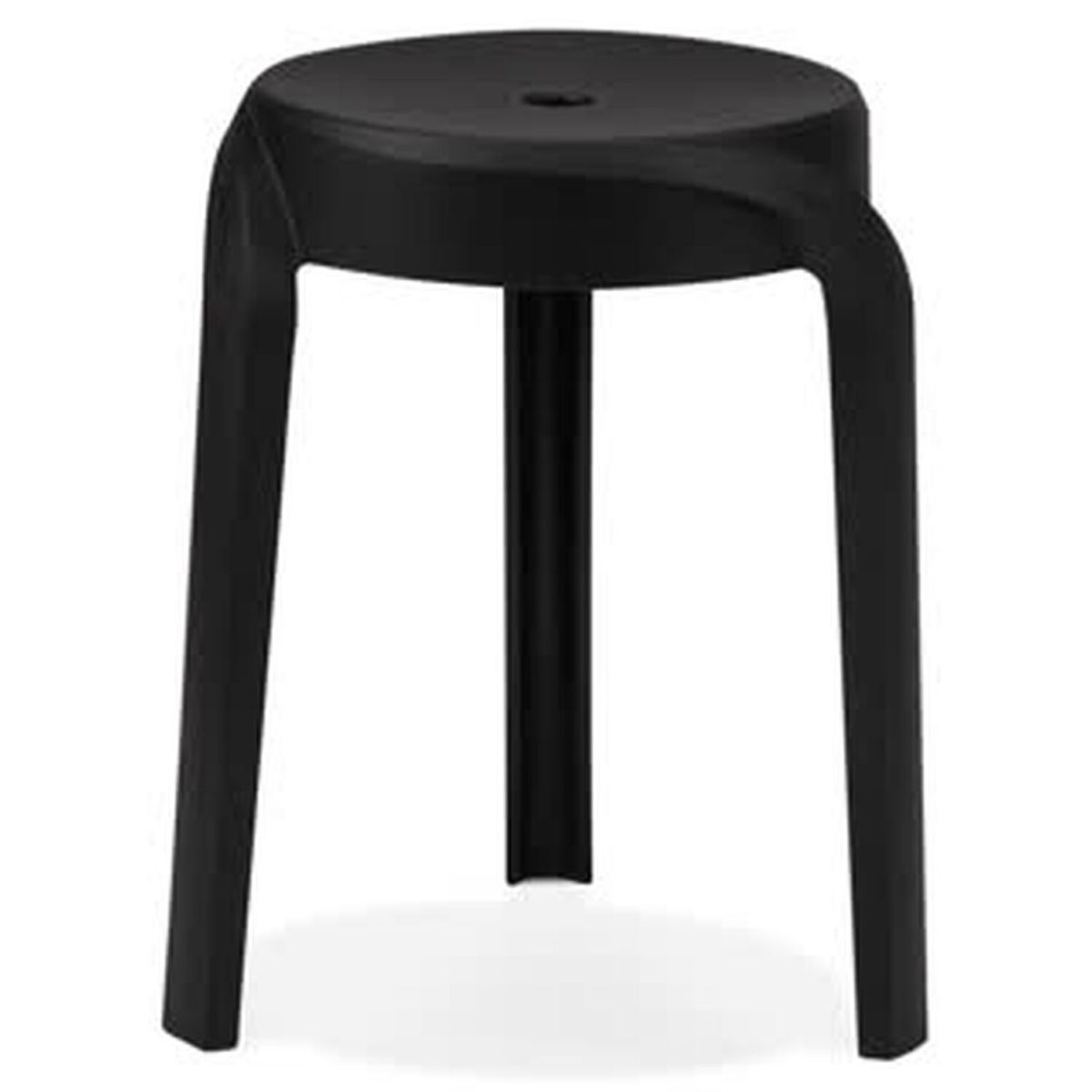 Légia Hocker POMPA 35.5x35x45 cm (BxTxH); schwarz