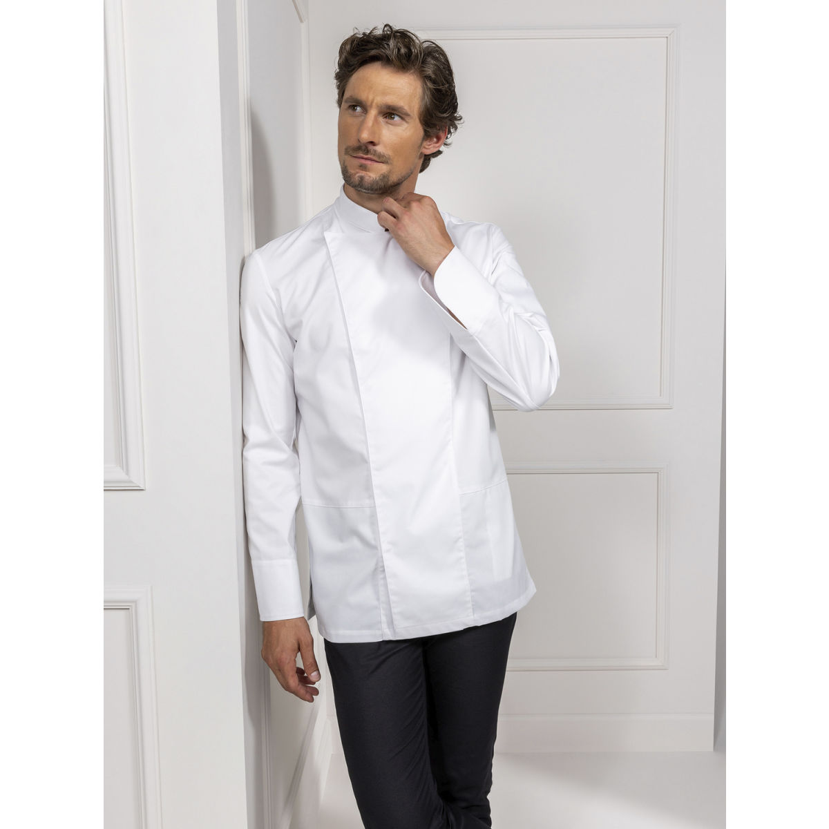 Giacca da cuoco Dave bianca Le Nouveau Chef; Taglia S; bianco