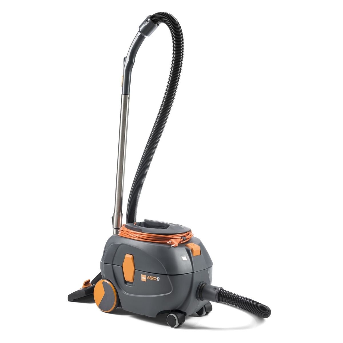 Diversey TASKI AERO 8, Höchste Effizienz mit geringsten Geräuschemissionen, der Kesselsauger von TASKI orange/grau