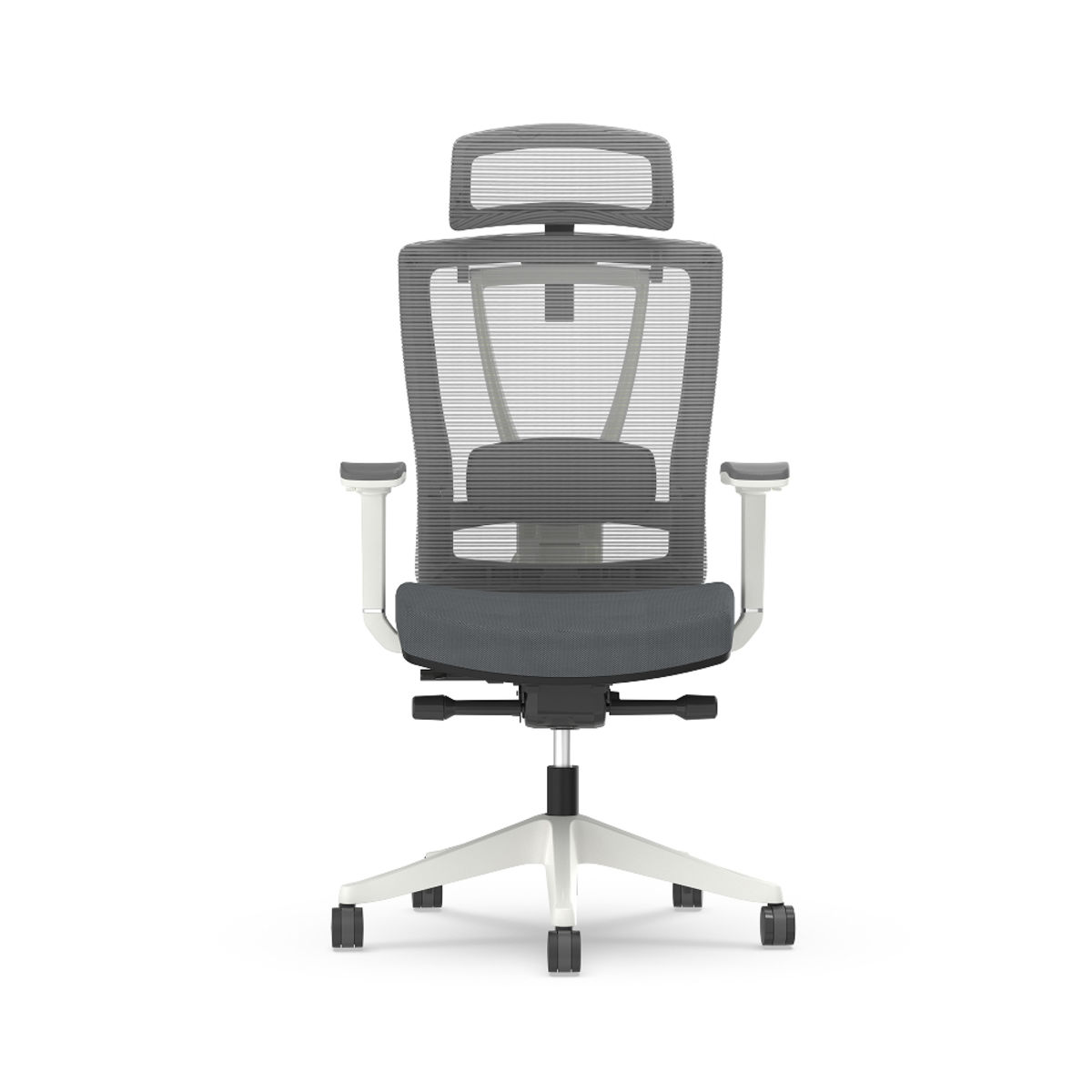 FlexiSpot Ergonomischer Bürostuhl Netzrücken; 71x45x65 cm (BxHxT); grau