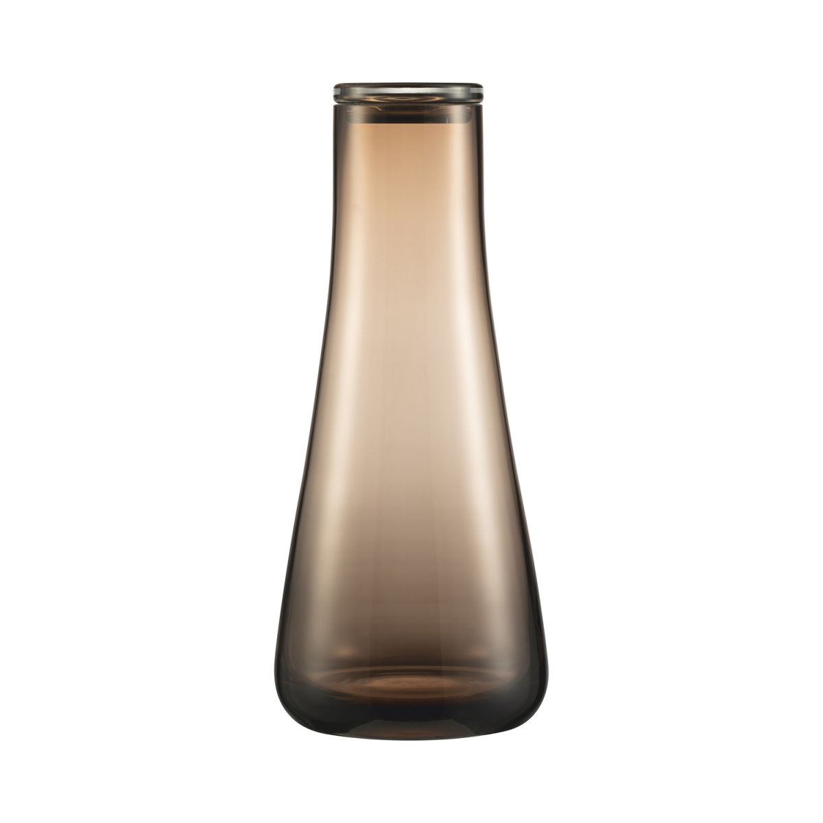 blomus Wasserkaraffe -BELO- 1.2 l, 11.5x11.5x11x26 cm (LxBxØxH); braun