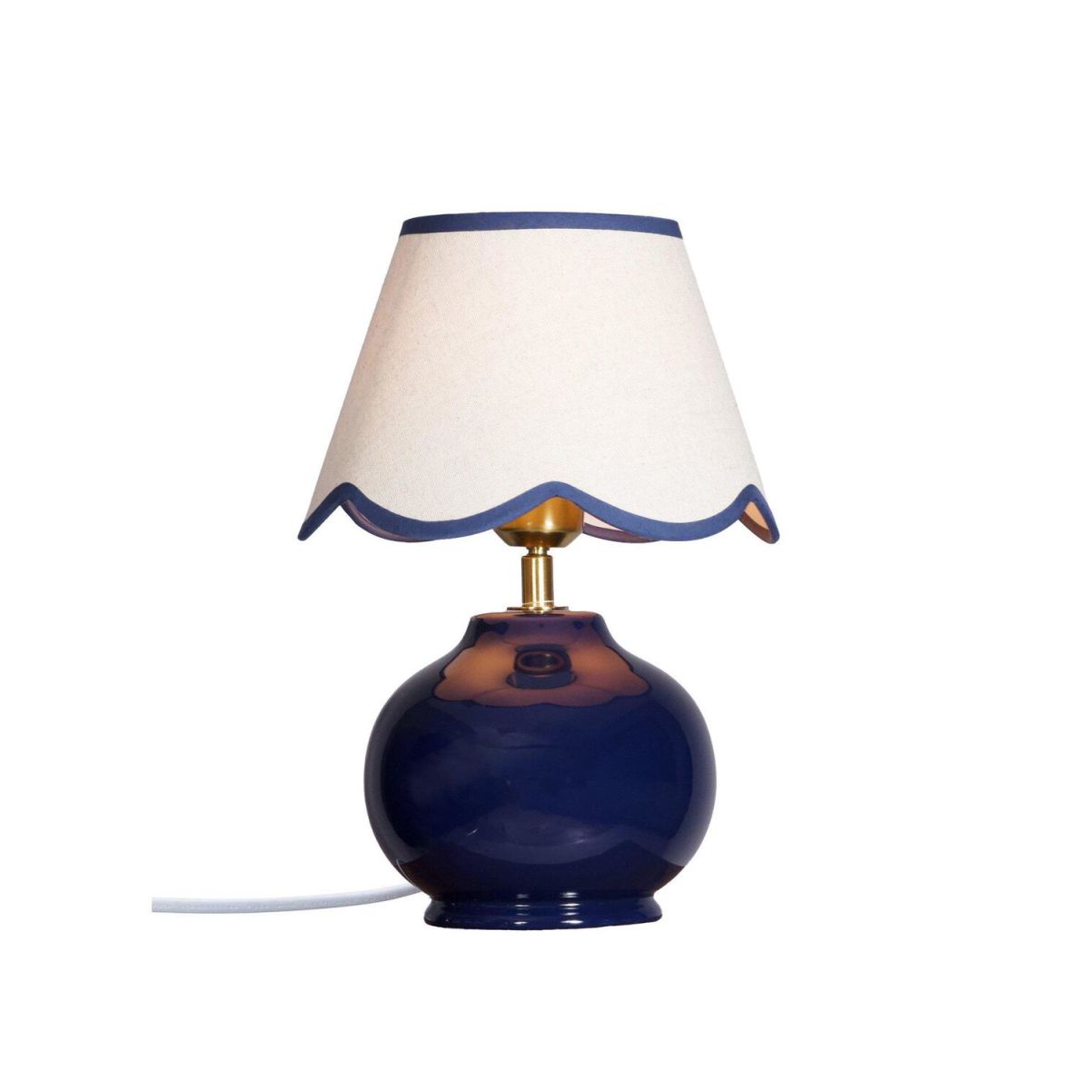 Lampada da tavolo Nell PR Home; 34x23x34 cm (LxLxH); blu