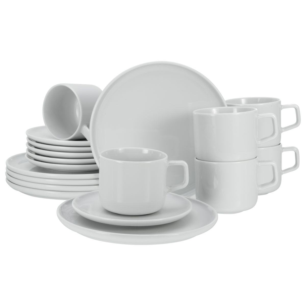 CreaTable Chef Collection - Kaffeeservice 18-tlg weiß