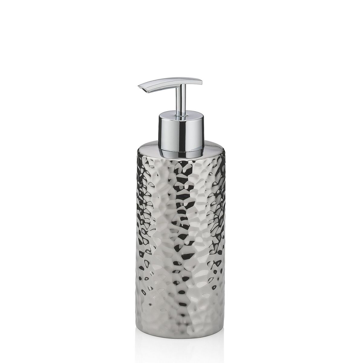 kela Seifenspender Sterling Keramik 18 cm (H); silber; rund