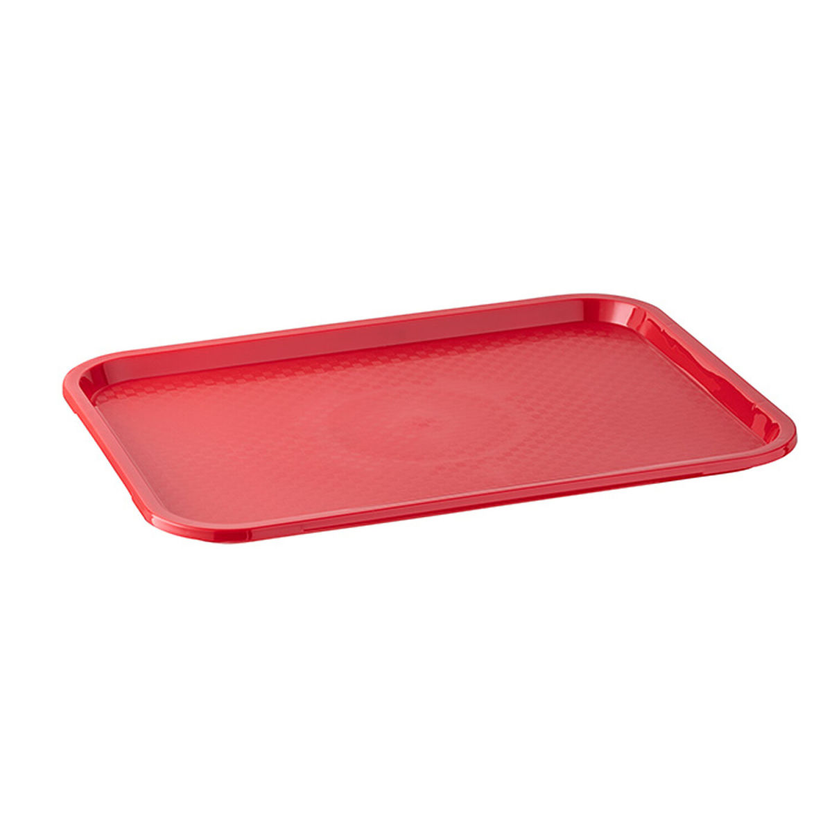 APS Tablett FAST FOOD, Polypropylen; 41x31x2.5 cm (LxBxH); rot; rechteckig; 6 Stück / Pack