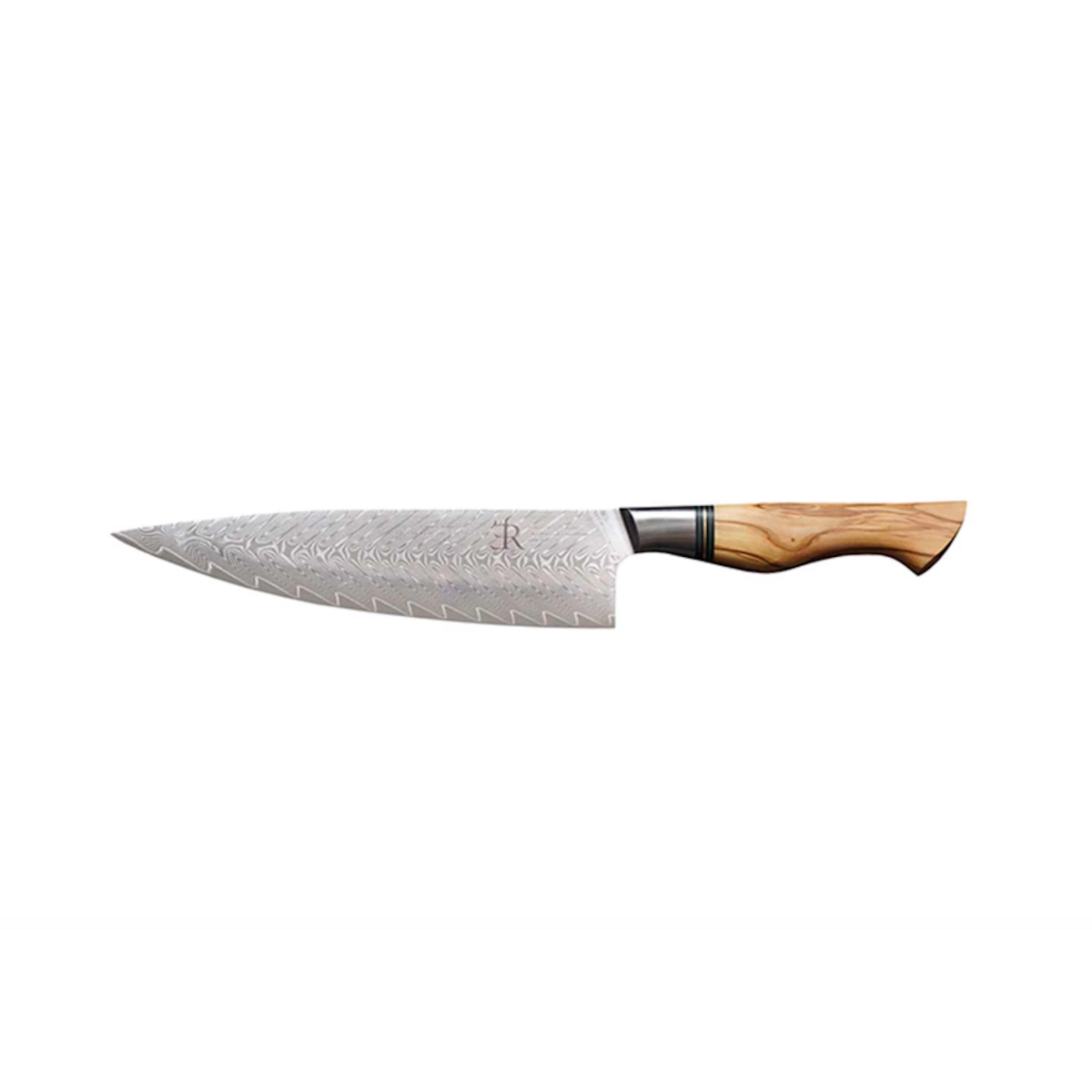Ryda Knives Kochmesser ST650 Klingenlänge 20.5 cm, 35.5 cm (L); silber/gelb