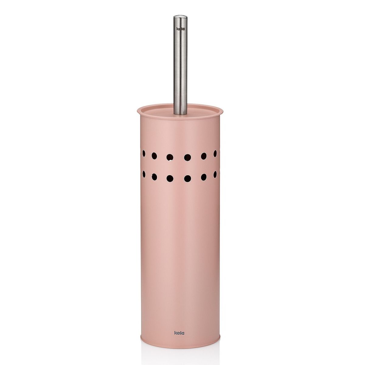 kela Wc-Garnitur Leo Metall altrosa 37,5cm 9,5cmØ 9.5x37.5 cm (ØxH); altrosa