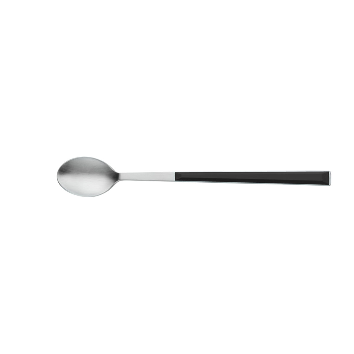 Pintinox Limo/Lattelöffel SUSHI PRO Satin ABS Griff Schwarz 20 cm (L); schwarz; 12 Stück / Pack