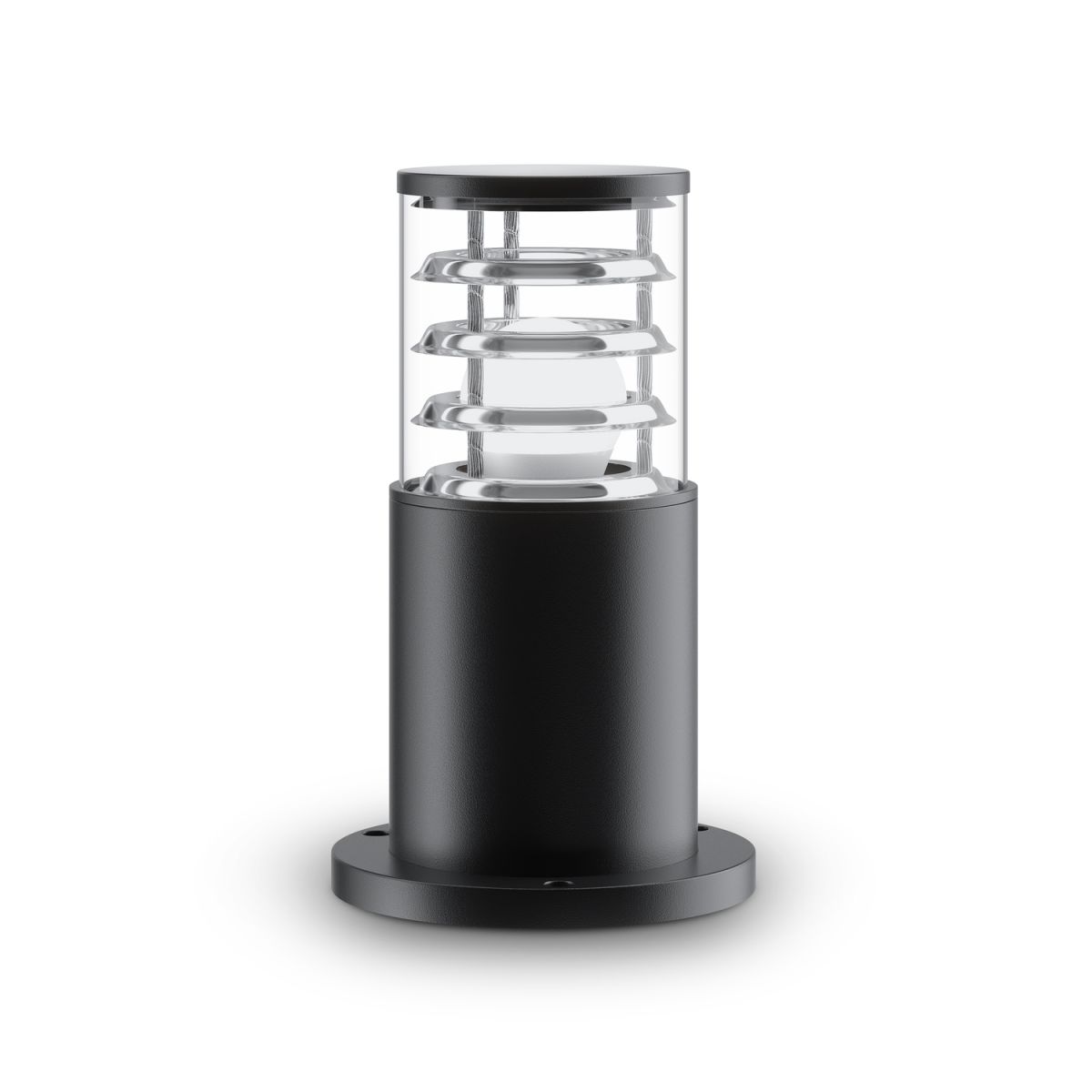 Maytoni Bodenbeleuchtung für Außenanlagen Bronx Schwarz 1 - flammig, E27, excl., 60W; 10.8x10.8x25x15.5 cm (LxBxHxØ); schwarz