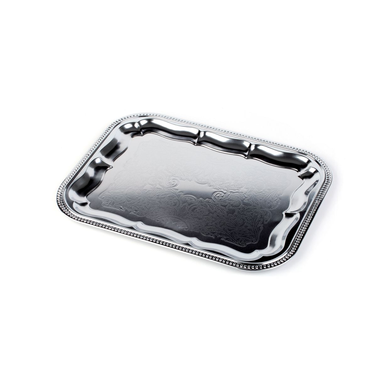 APS Partyplatte rechteckig; 41.5x31x1.5 cm (LxBxH); silber; rechteckig