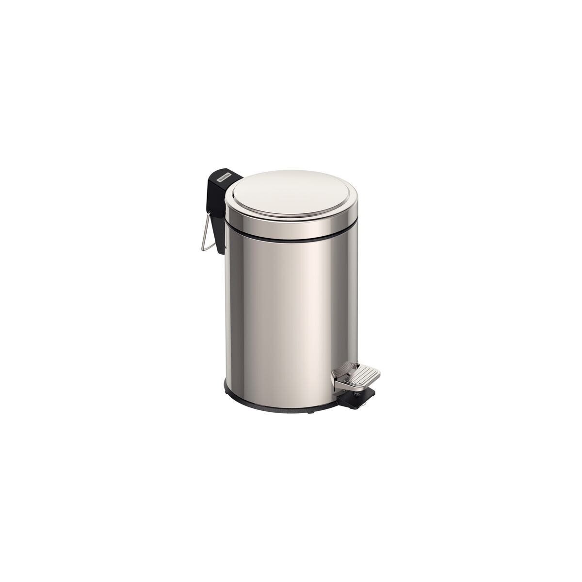 TRAMONTINA Edelstahl Treteimer Brasil 27 cm (H); silber