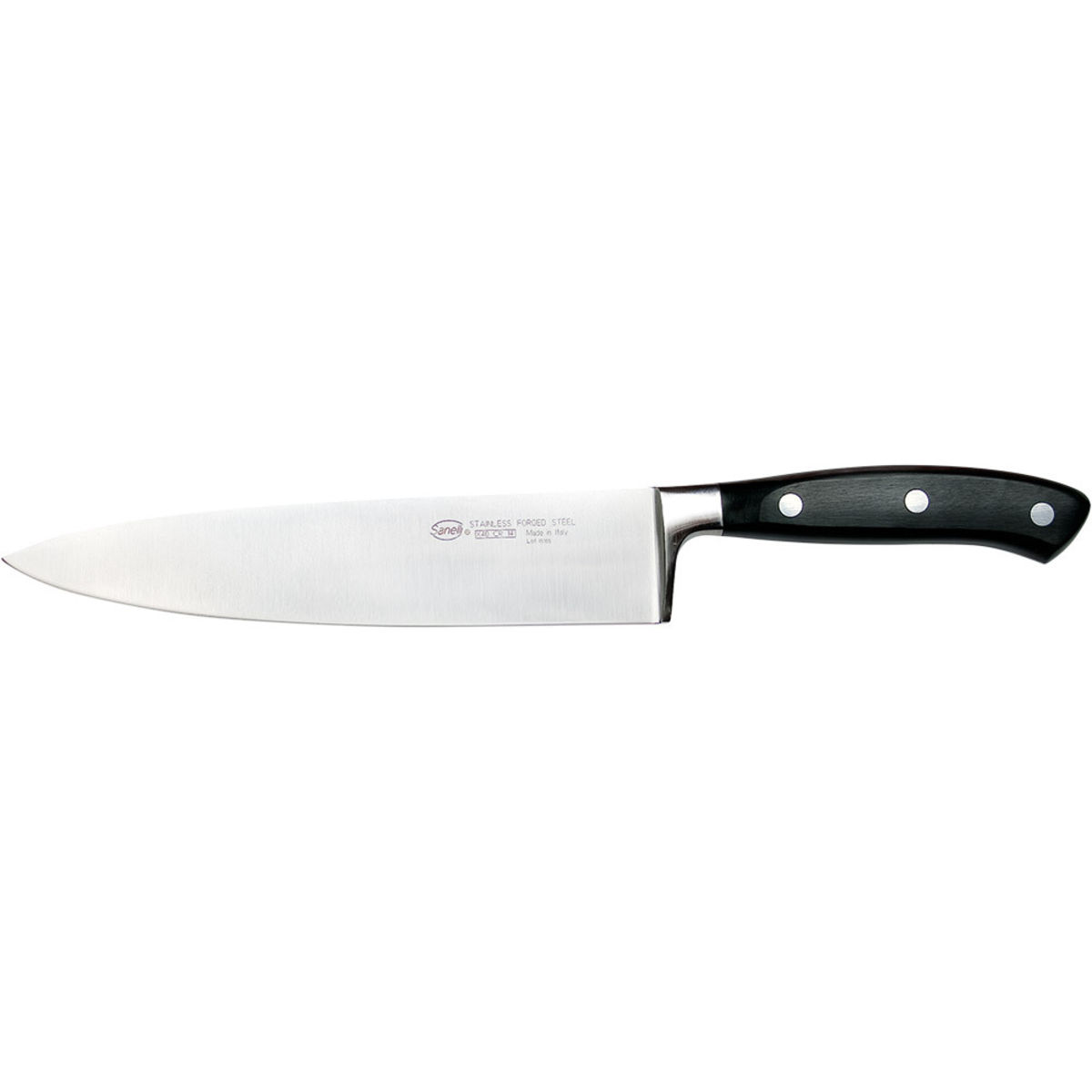 Sanelli Kochmesser, geschmiedet, Ergoforge 33 cm (L); silber/schwarz