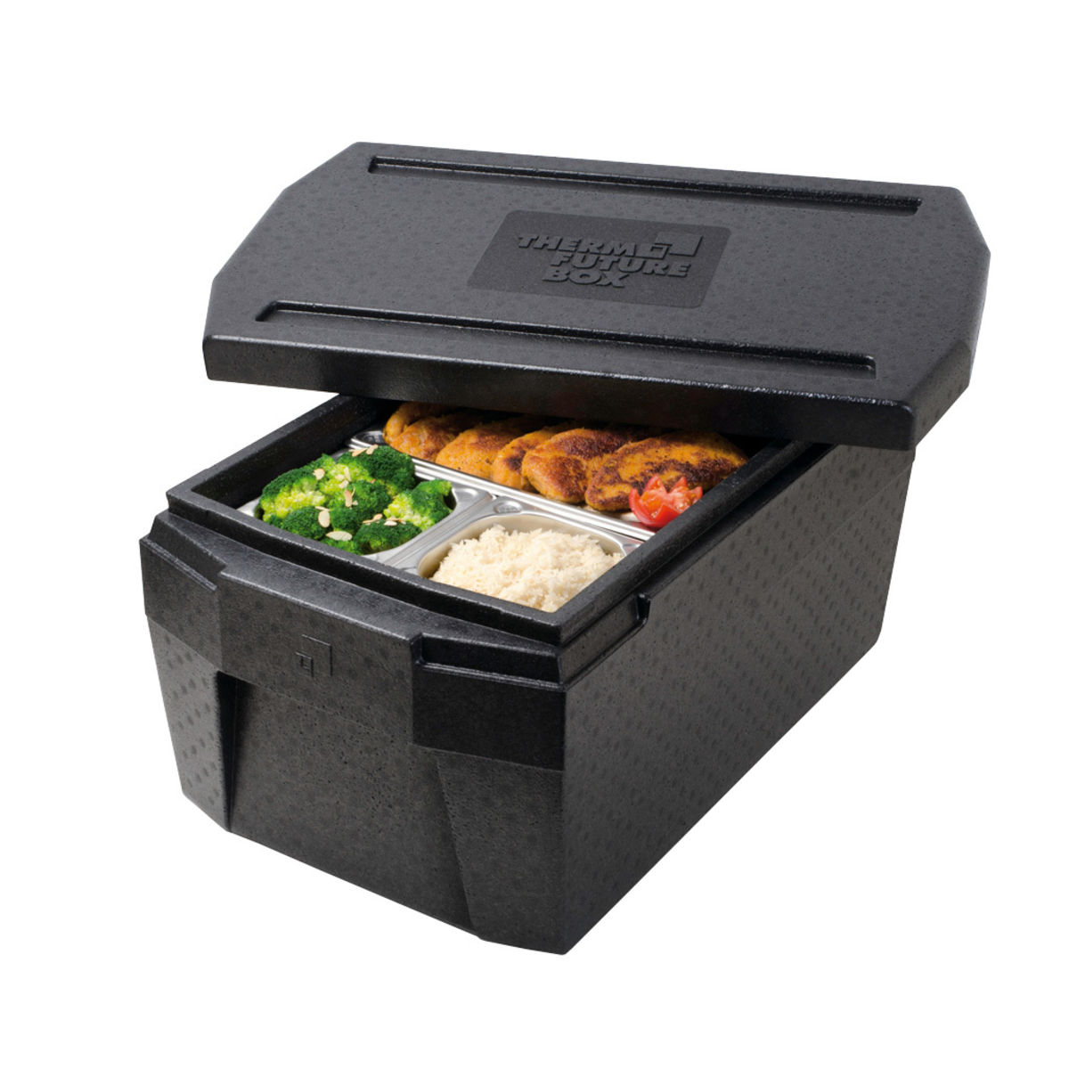 Thermo Future Box Thermobox GN 1/1 Deluxe GN 1/1, 45 l, 67.5x40x33.5 cm (LxBxH); schwarz