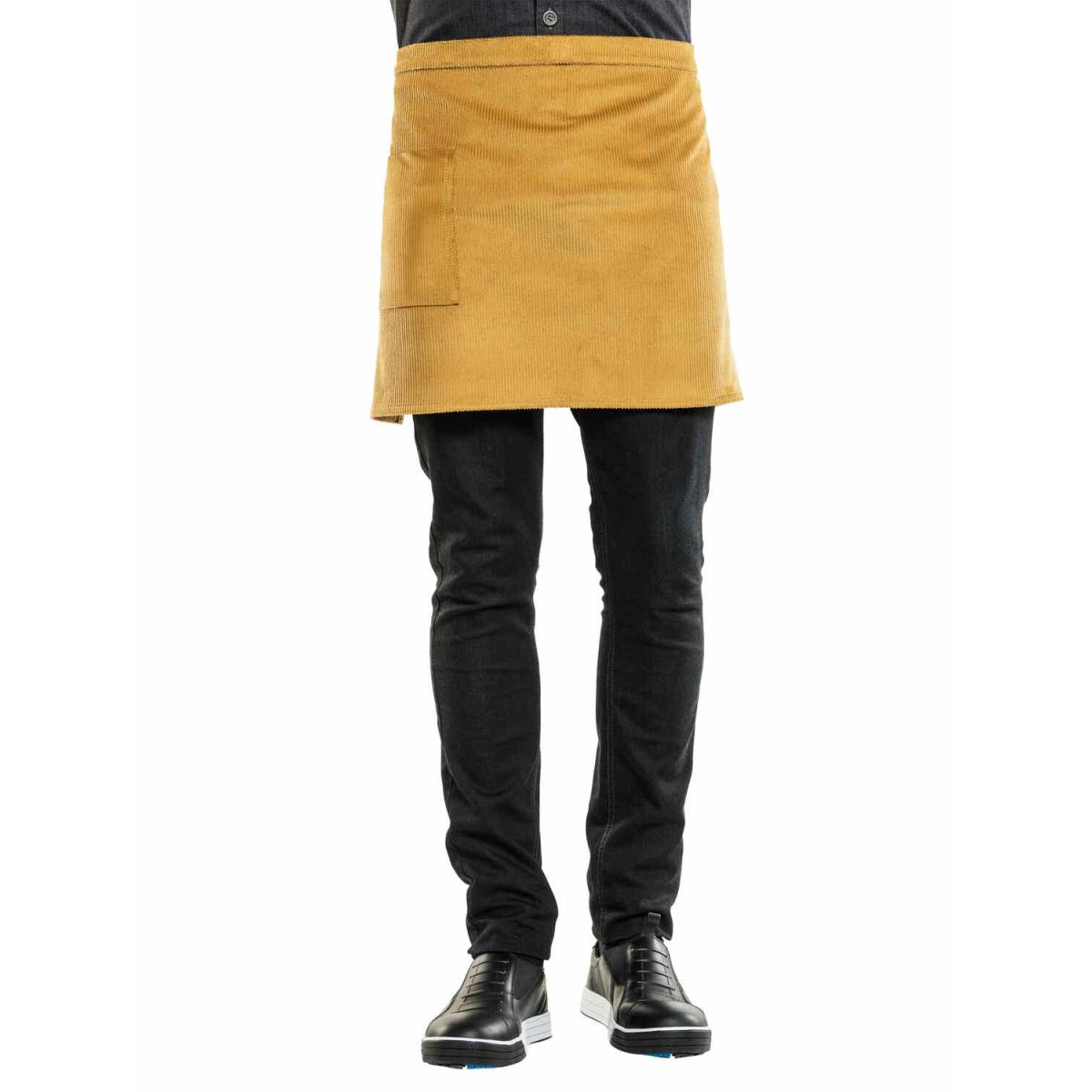 Chaud Devant Bistroschürze Yellow Velvet W80–L45 45x80 cm (LxB); senf