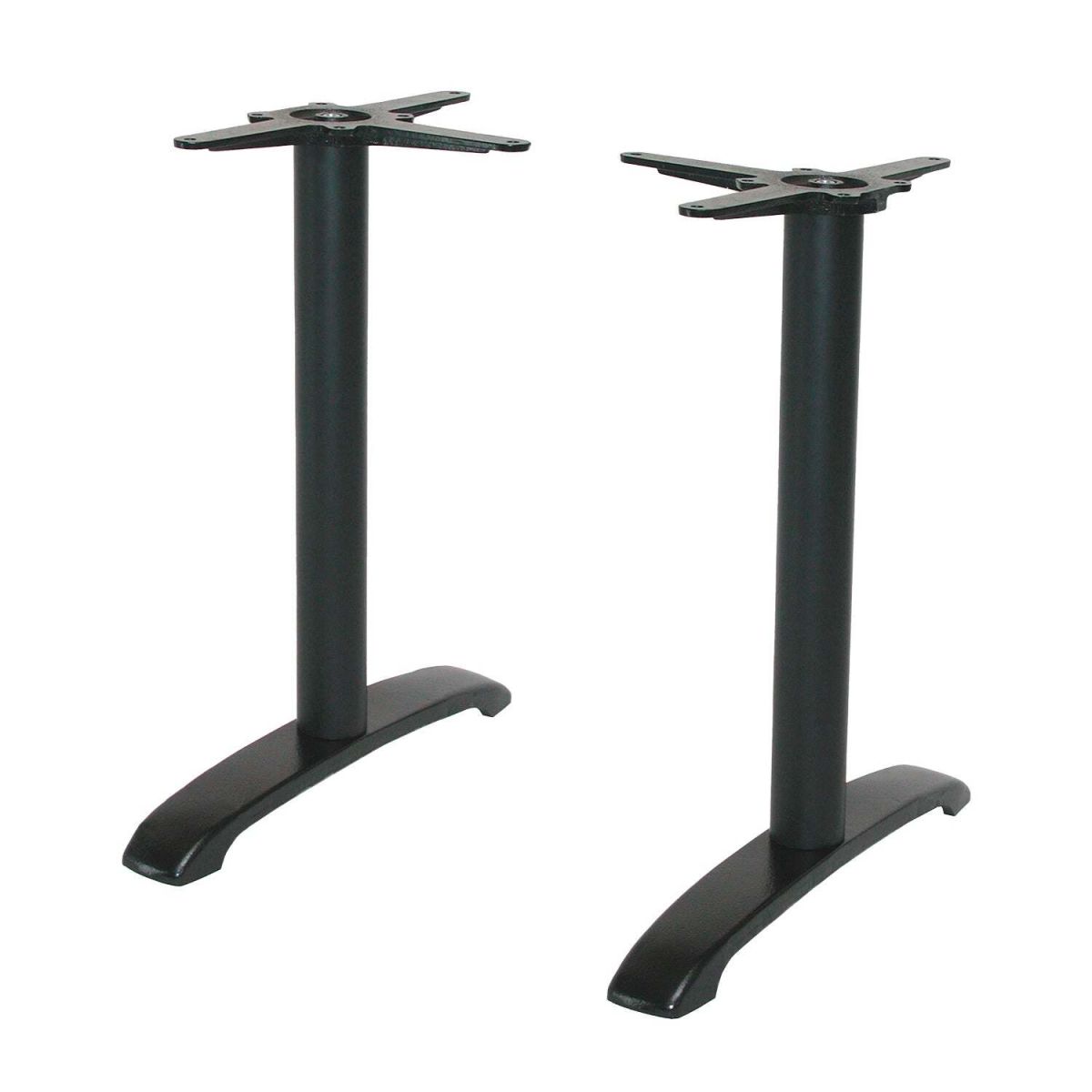 Base tavolo rettangolare Bazila RestooTab; 63x8x71 cm (LxLxH); nero